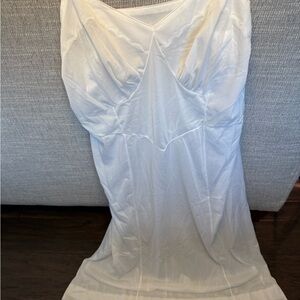 Chic White Women's Chemise